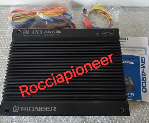 Pioneer amplificatore 4200 - pioneer, gm-4200