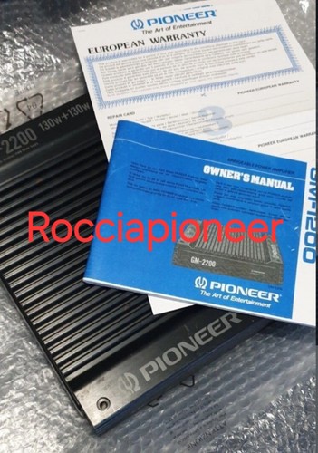 Pioneer amplificatore 2200 - pioneer, gm-2200
